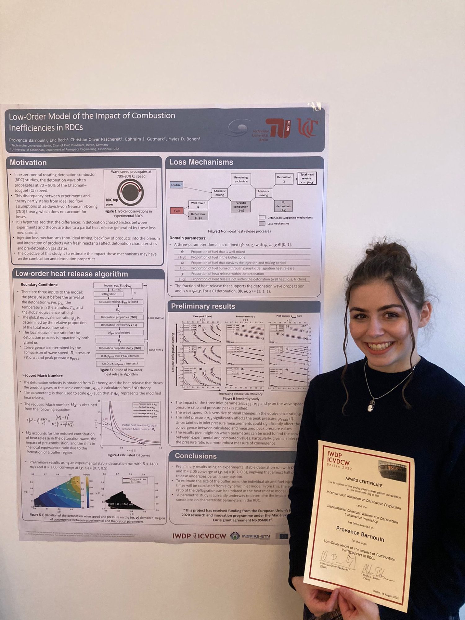 ESR5, Provence Barnouin, won the the young scientist best poster ...